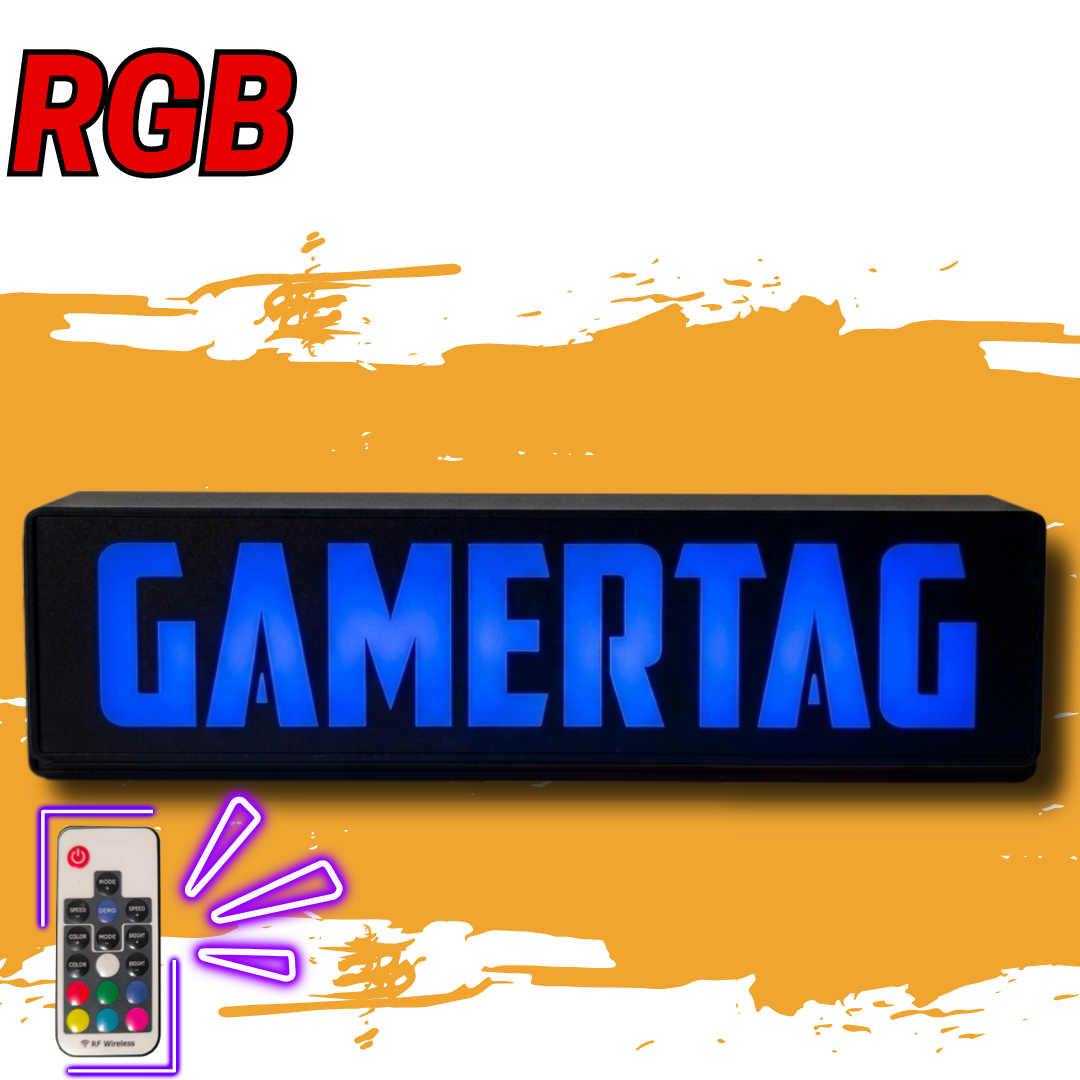 Led GamerTag Personalizada