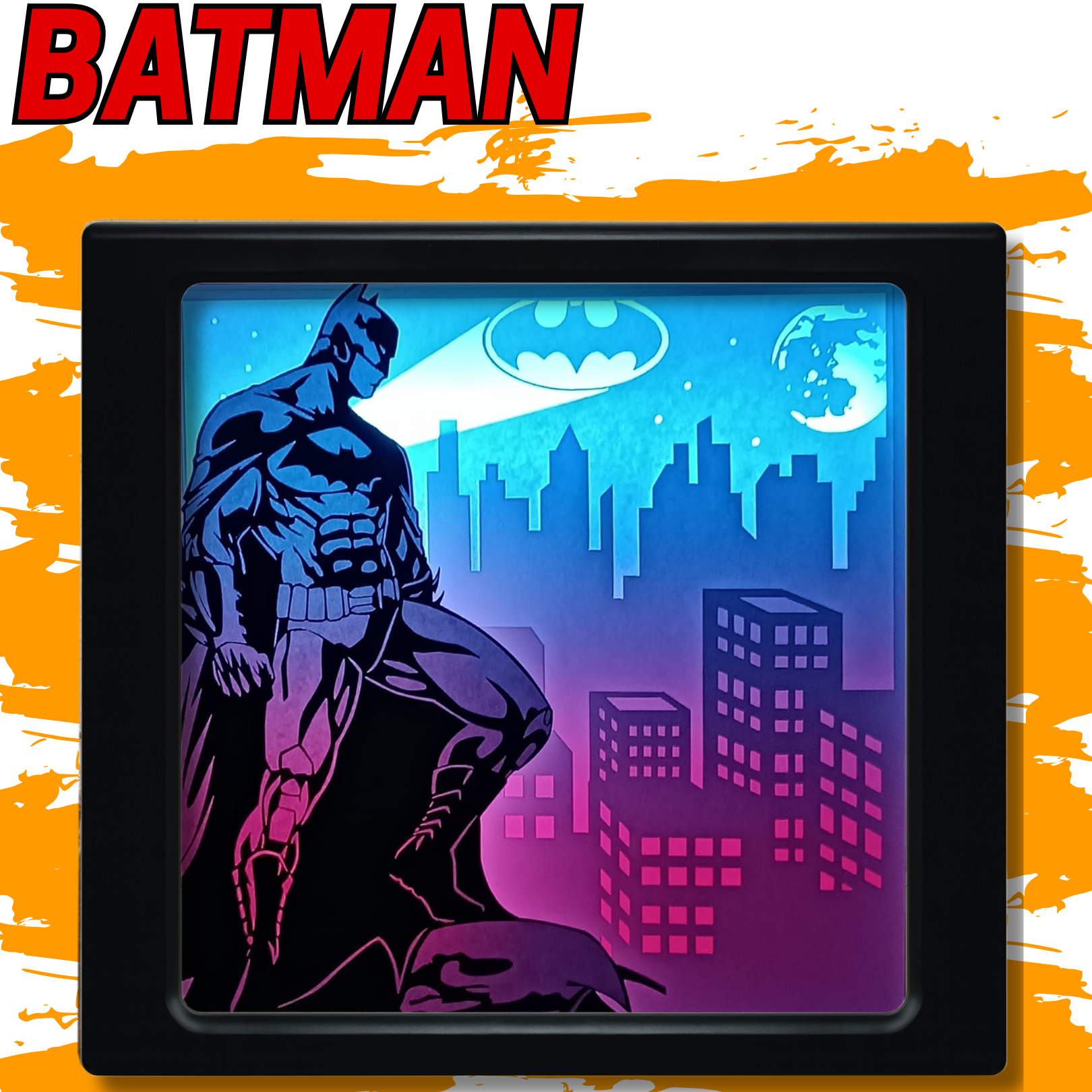 Lámpara LED 3D Batman