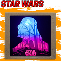 Lámpara LED 3D Star Wars