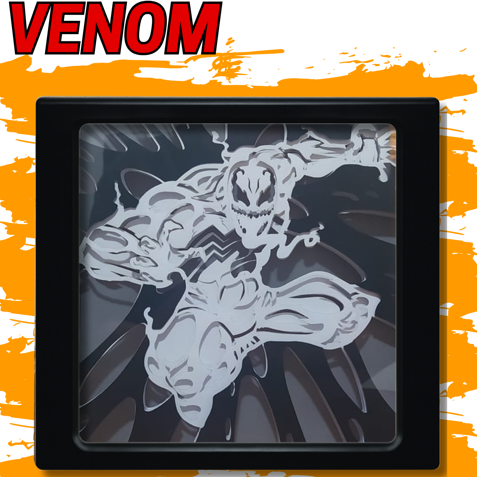 Lámpara LED 3D Venom Spiderman