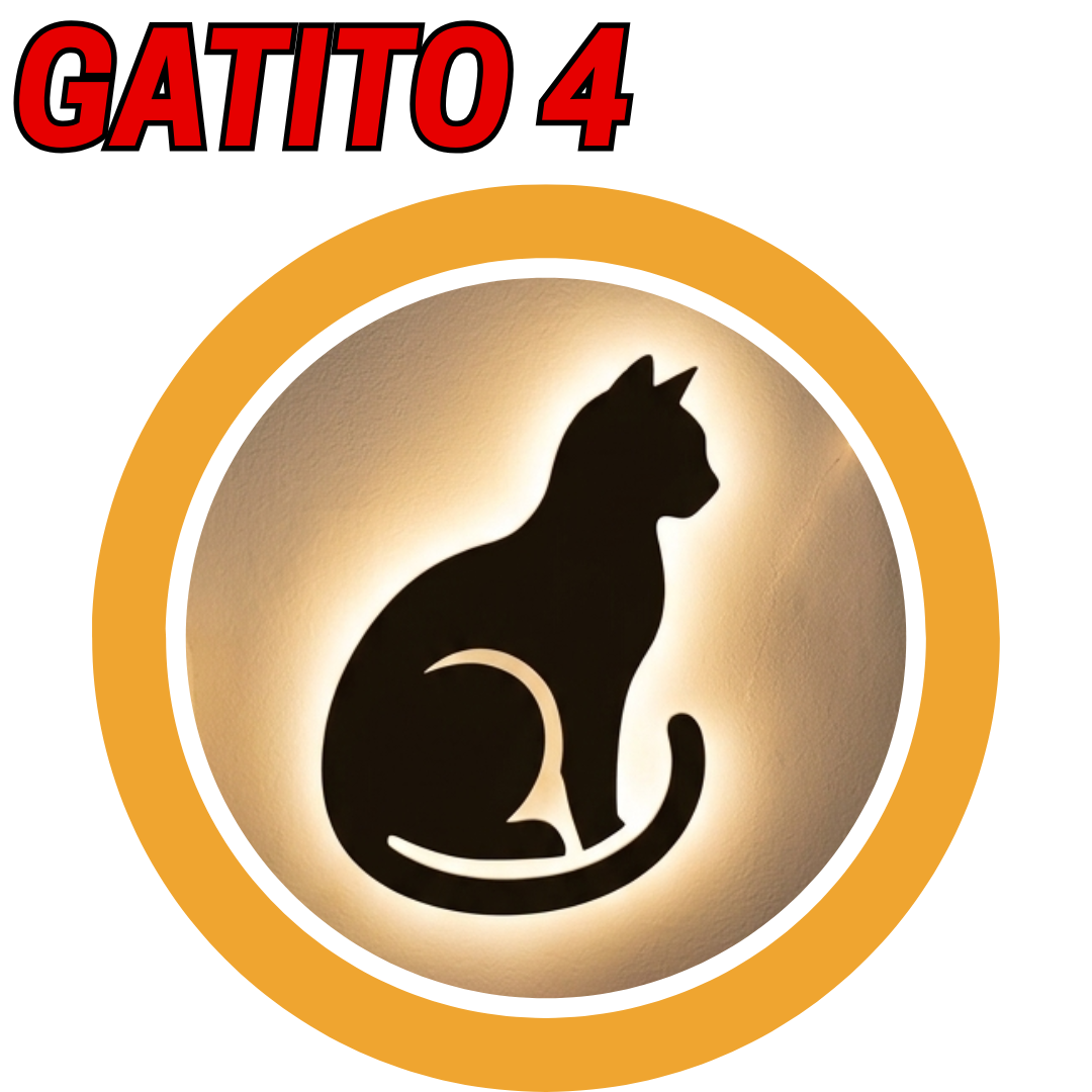 Gatito 4 Pared